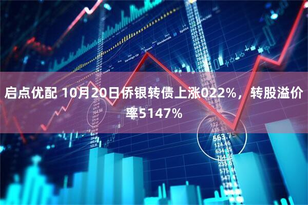 启点优配 10月20日侨银转债上涨022%，转股溢价率5147%